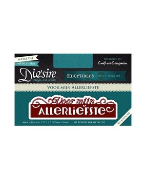 Die'sire Voor Mijn Allerliefste Edge'ables Metal Die (DS-EDG-NL-VMA) Die'sire Voor Mijn Allerliefste Edge'ables Metal Die (DS-EDG-NL-VMA)