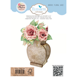 Elizabeth Craft Designs Bohemian Rose MDF Floral Vase (W0002)