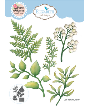 Elizabeth Craft Designs PRE-ORDER Bohemian Rose Dies Fern & Greenery (2308) Elizabeth Craft Designs PRE-ORDER Bohemian Rose Dies Fern & Greenery (2308)