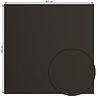 Vaessen Creative Florence Smooth Cardstock 12x12 Inch Black (2924-096)