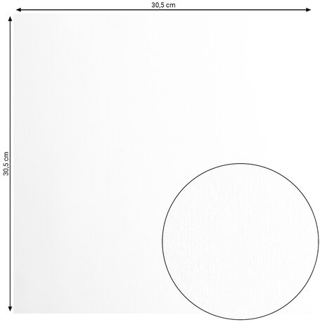 Vaessen Creative Florence Smooth Cardstock 12x12 Inch White (2924-097) Vaessen Creative Florence Smooth Cardstock 12x12 Inch White (2924-097)