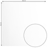Vaessen Creative Florence Smooth Cardstock 12x12 Inch White (2924-097) Vaessen Creative Florence Smooth Cardstock 12x12 Inch White (2924-097)