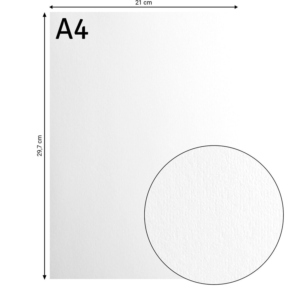 Vaessen Creative Florence Smooth Cardstock A4 White (2922-097) Vaessen Creative Florence Smooth Cardstock A4 White (2922-097)