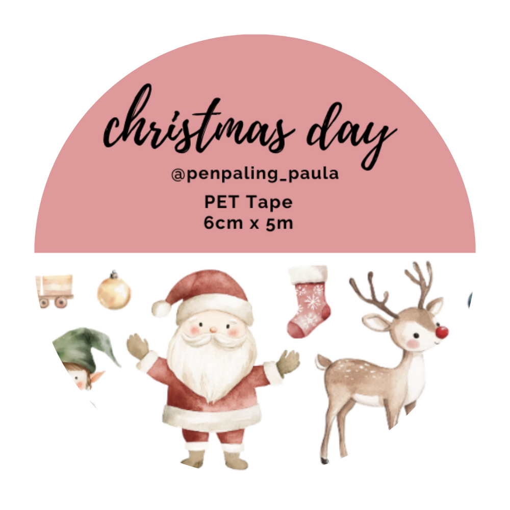 Penpaling Paula Christmas Day PET Tape (PET037)
