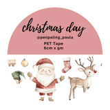 Penpaling Paula Christmas Day PET Tape (PET037)