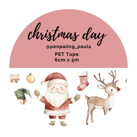 Penpaling Paula Christmas Day PET Tape (PET037)