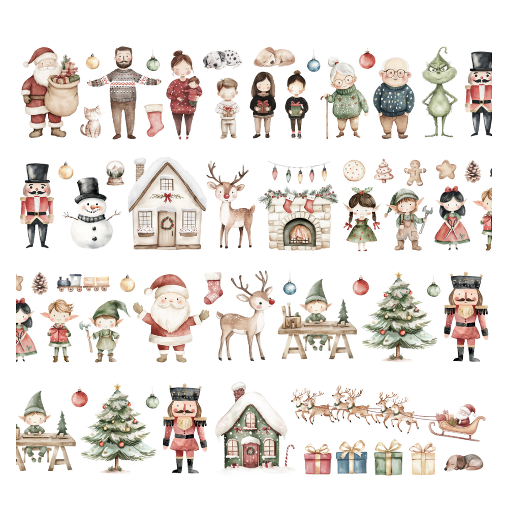 Penpaling Paula Christmas Day PET Tape (PET037)