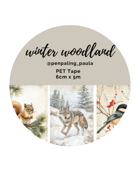 Penpaling Paula Winter Woodland PET Tape (PET038) Penpaling Paula Winter Woodland PET Tape (PET038)