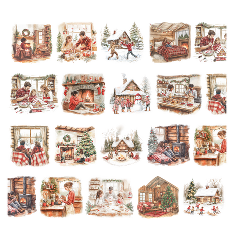 Penpaling Paula Christmas Scenes PET Tape (PET039)