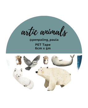 Penpaling Paula Artic Animals PET Tape (PET040)