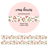 Penpaling Paula Xmas Berries Washi Tape (WT127)