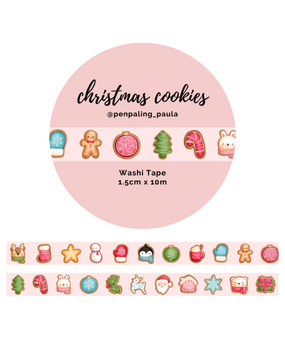 Penpaling Paula Christmas Cookies Washi Tape (WT197)