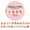 Penpaling Paula Christmas Cookies Washi Tape (WT197)