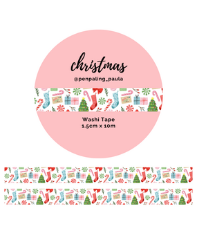 Penpaling Paula Christmas Washi Tape (WT201)