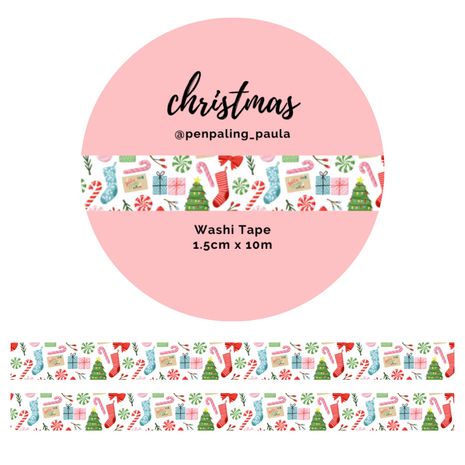 Penpaling Paula Christmas Washi Tape (WT201)