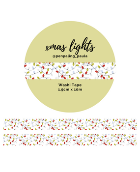 Penpaling Paula Xmas Lights Washi Tape (WT202)