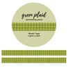 Penpaling Paula Green Plaid Washi Tape (WT205)
