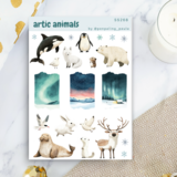 Penpaling Paula Artic Animals Sticker Sheet (SS268)