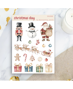 Penpaling Paula Christmas Day Sticker Sheet (SS269)