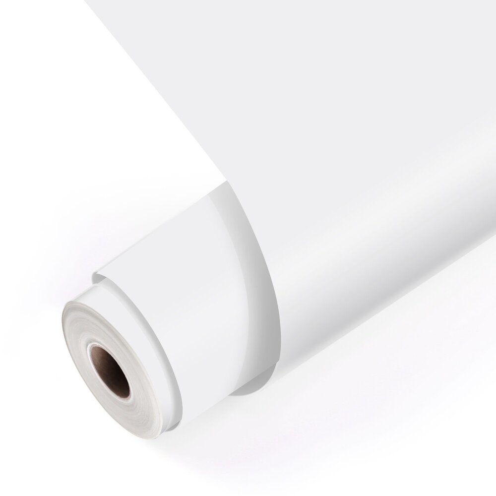 LOKLiK Matless Permanent Adhesive Vinyl 33x305cm Matte White (KZ-ZNJ-0002-2USL)