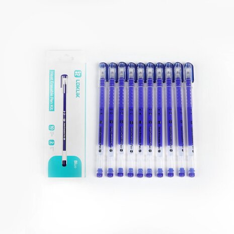 LOKLiK Heat Erasable Pen Set (10pcs) (HH-RXB-0001-US-L)