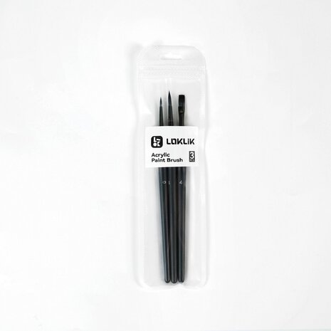 LOKLiK Acrylic Paint Brushes (3pcs) (HH-YLBS-0001-US-L)
