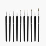 LOKLiK Miniature Paint Brushes (10pcs) (HH-YLBS-0002-US-L)