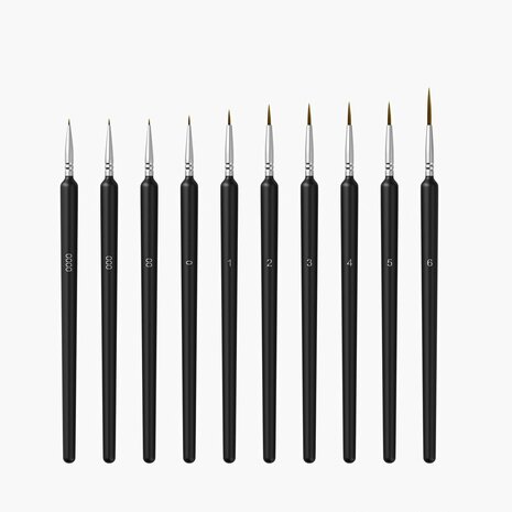 LOKLiK Miniature Paint Brushes (10pcs) (HH-YLBS-0002-US-L)