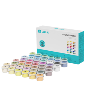 LOKLiK Acrylic Paint Kit 48 Colors (HH-BXYL-0007-US-L)