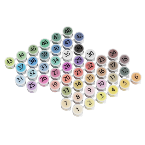 LOKLiK Acrylic Paint Kit 48 Colors (HH-BXYL-0007-US-L)