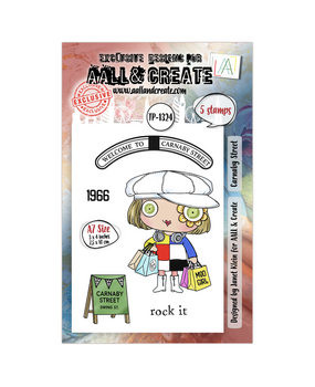 AALL and Create Clear Stamp Set A7 Carnaby Street (AALL-TP-1324)