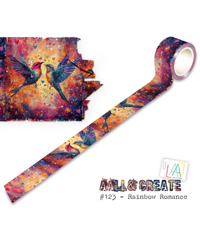 AALL and Create Layer it Up! Washi Tape 25mm Rainbow Romance (AALL-MT-123)