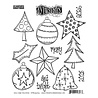 Ranger Dylusions Rock Your Christmas Cling Stamps (DYR10032)