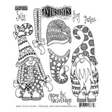Ranger PRE-ORDER Dylusions Gnome For The Holidays Cling Stamps (DYR10036)