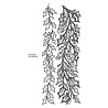 Ranger PRE-ORDER Dylusions Holly Garlands Cling Stamps (DYR10038)