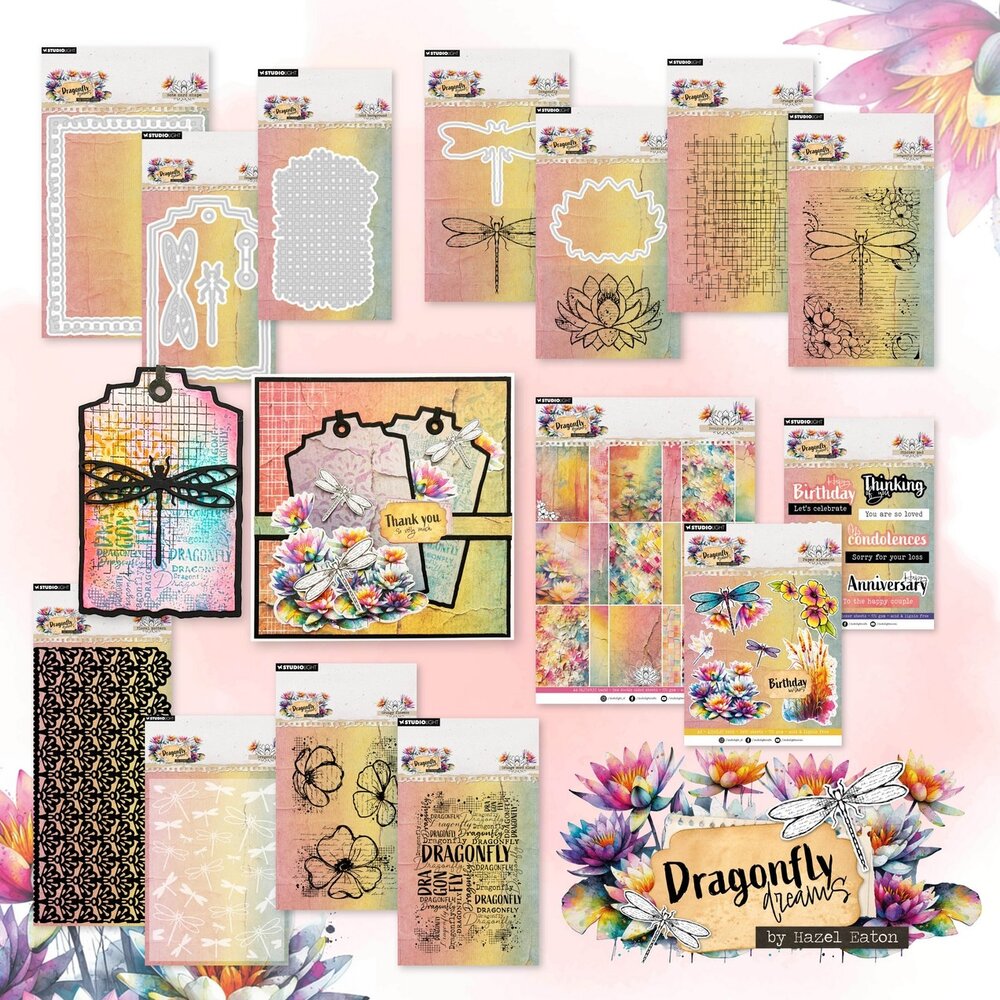 Studio Light Dragonfly Dreams A6 Die-Cut Paper Pad (HE-DD-DCPP404) Studio Light Dragonfly Dreams A6 Die-Cut Paper Pad (HE-DD-DCPP404)