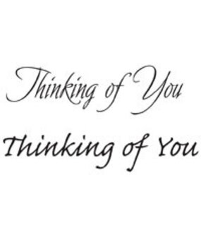 Woodware Thinking Of You Clear Stamp (JWS002) (OUTLET) Woodware Thinking Of You Clear Stamp (JWS002) (OUTLET)