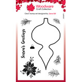 Woodware Paintable Shapes Fancy Drop Clear Stamps (JGS871) (OUTLET)