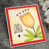 Woodware Petal Doodles Take Care Clear Stamps (JGS861) (OUTLET)