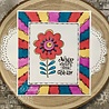 Woodware Petal Doodles Never Give Up Clear Stamps (JGS858) (OUTLET)