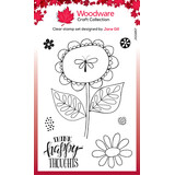 Woodware Petal Doodles Happy Thoughts Clear Stamps (JGS857) (OUTLET)