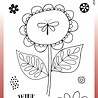 Woodware Petal Doodles Happy Thoughts Clear Stamps (JGS857) (OUTLET) Woodware Petal Doodles Happy Thoughts Clear Stamps (JGS857) (OUTLET)