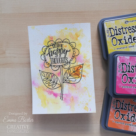 Woodware Petal Doodles Happy Thoughts Clear Stamps (JGS857) (OUTLET) Woodware Petal Doodles Happy Thoughts Clear Stamps (JGS857) (OUTLET)