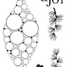 Woodware Big Bubble Bauble Joy Clear Stamps (JGS816) (OUTLET)