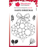 Woodware Big Bubble Bauble Twigs & Berries Clear Stamps (JGS815) (OUTLET)