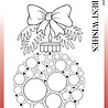 Woodware Big Bubble Bauble Best Wishes Clear Stamps (JGS814) (OUTLET) Woodware Big Bubble Bauble Best Wishes Clear Stamps (JGS814) (OUTLET)