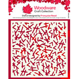 Woodware Dashed Stencil (FRST068) (OUTLET)