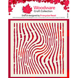 Woodware Worn Lines Stencil (FRST067) (OUTLET)