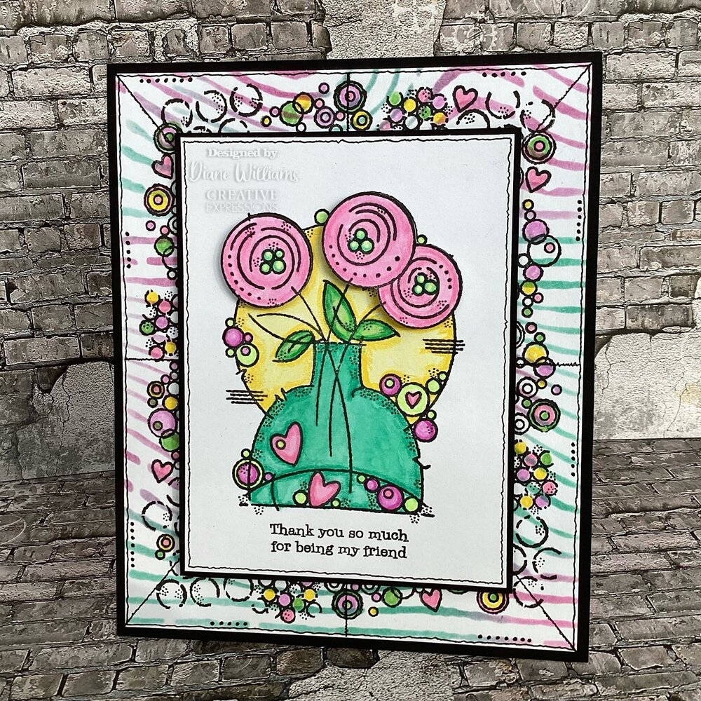 Woodware Round Blooms Clear Stamps (FRS968) (OUTLET) Woodware Round Blooms Clear Stamps (FRS968) (OUTLET)