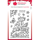 Woodware Flower Mound Clear Stamps (FRS967) (OUTLET)